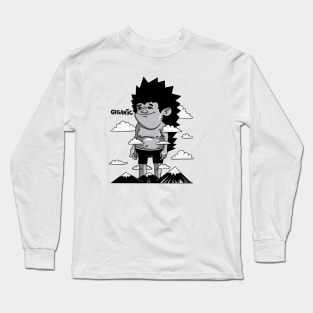 gigantic hedgehog Long Sleeve T-Shirt